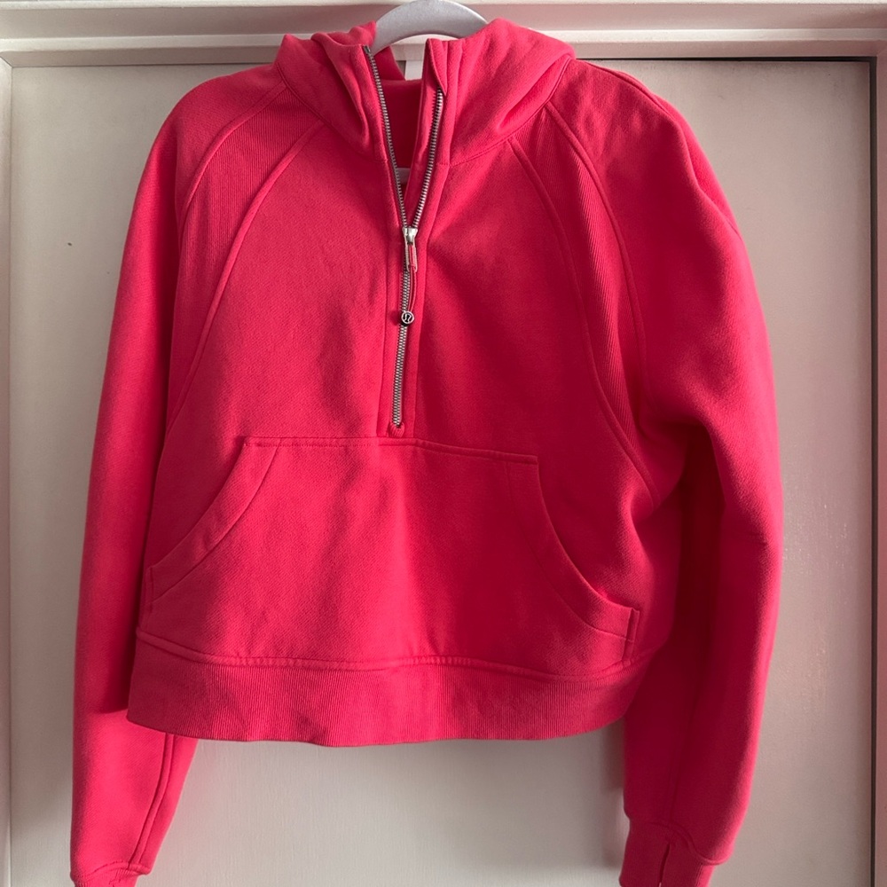 lululemon athletica Scuba Oversized Half-Zip Hoodie (Lip Gloss)